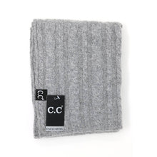 Load image into Gallery viewer, Black Label Cable Knit CC Infinity Scarf
