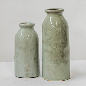 Blue Glazed Vases