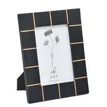 Load image into Gallery viewer, Black Photo Frame w/ Brass
