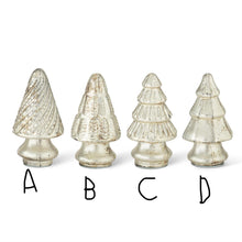 Load image into Gallery viewer, Mini Antique Mercury Glass Christmas Trees
