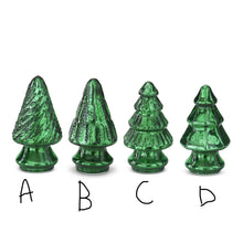 Load image into Gallery viewer, Mini Antique Mercury Glass Christmas Trees
