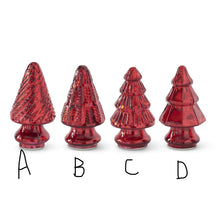 Load image into Gallery viewer, Mini Antique Mercury Glass Christmas Trees
