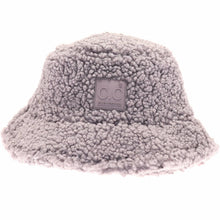 Load image into Gallery viewer, Sherpa Bucket Hat with Rubber Patch

