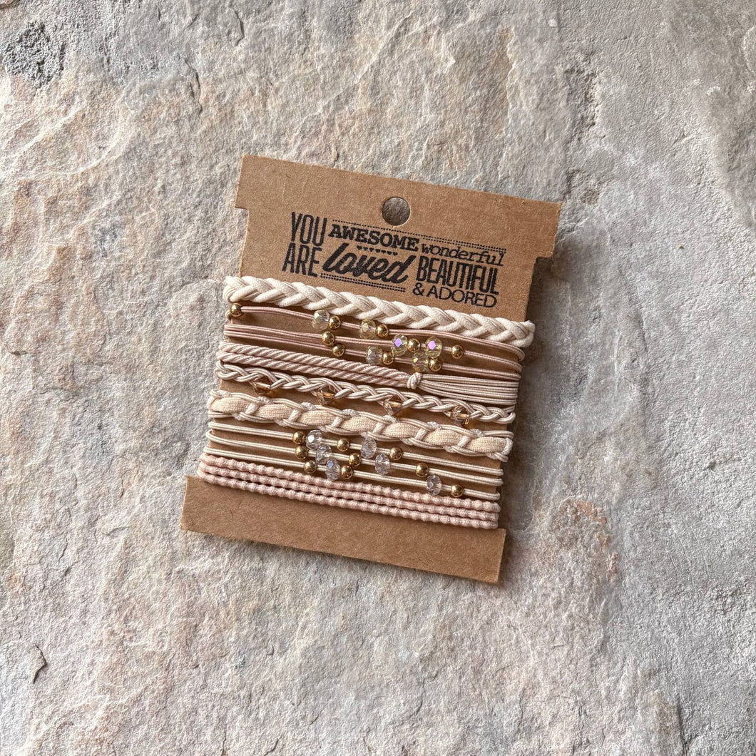 Rhinestone Hair Ties