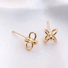 Load image into Gallery viewer, 14k Gold Plated Stud Earrings- Dainty
