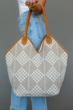 Load image into Gallery viewer, Diamond Pattern Tote
