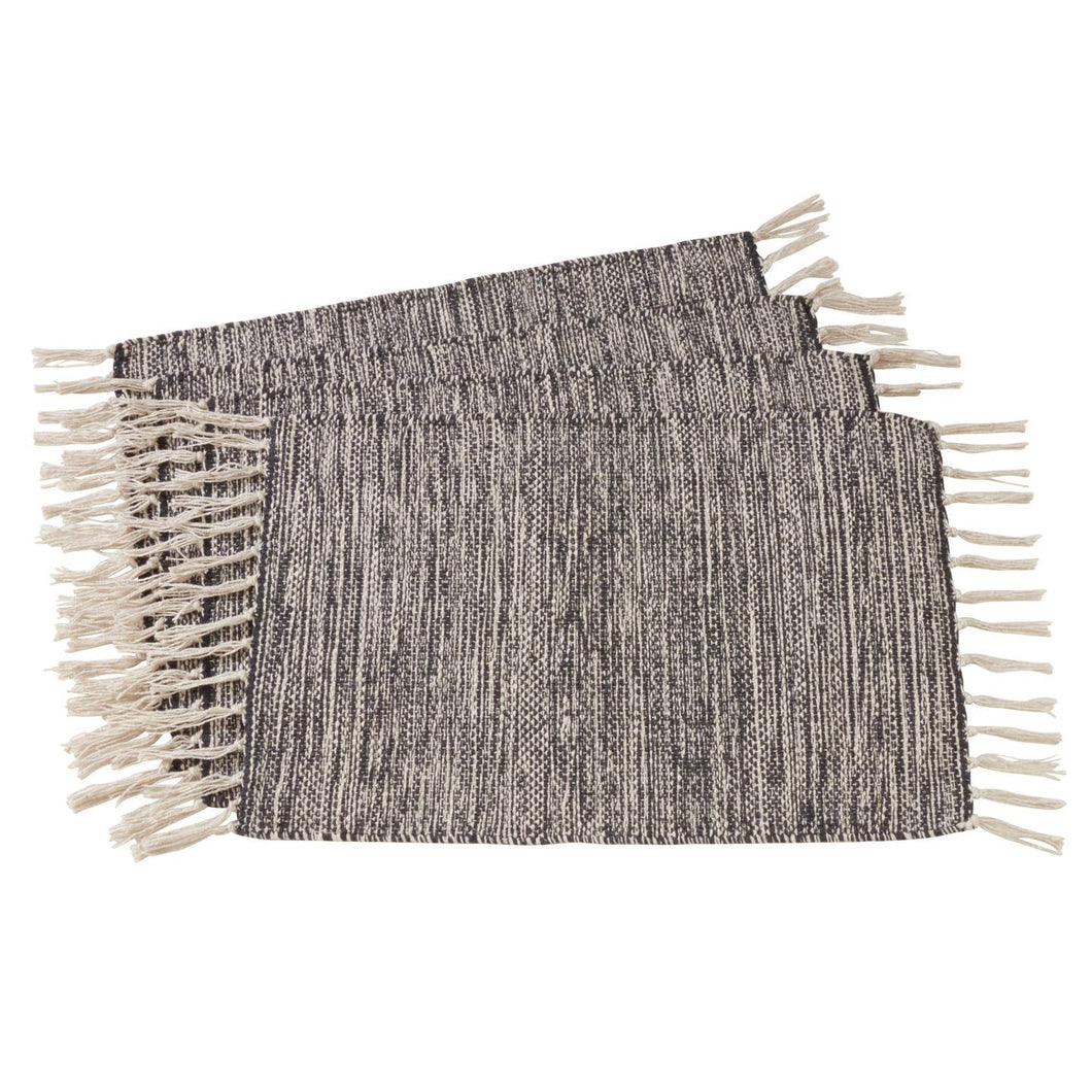 Black Rug Placemat