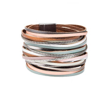 Load image into Gallery viewer, On the Line Leather Bracelet
