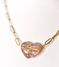 Load image into Gallery viewer, Bella Acrylic Heart Charm Necklace
