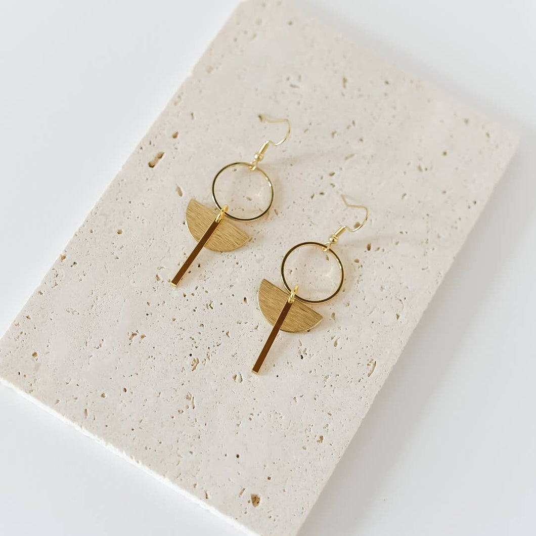 Angel 18k Gold Plated Earrings