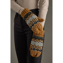 Load image into Gallery viewer, Patterned Mittens
