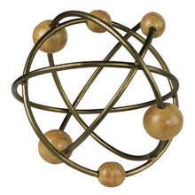 Load image into Gallery viewer, Oberon Wire &amp; Wood Sphere
