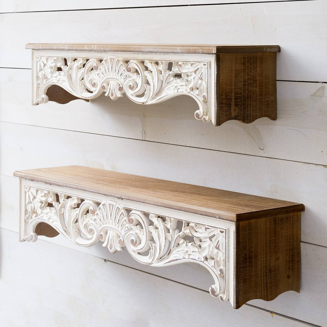 Fleur-De-Lis Shelves