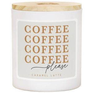 Caramel Latte Scented Candles