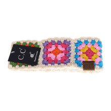 Load image into Gallery viewer, Fuzzy Lined Multi Color Crochet Headband

