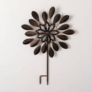 Spinning Flower Petal Stake