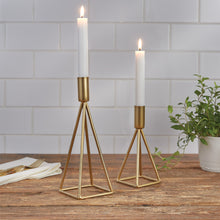 Load image into Gallery viewer, Triangle Base Candle Holder
