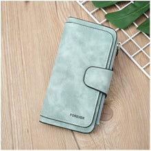 Load image into Gallery viewer, Long Matte Pu Multi-Purpose Women's Wallet
