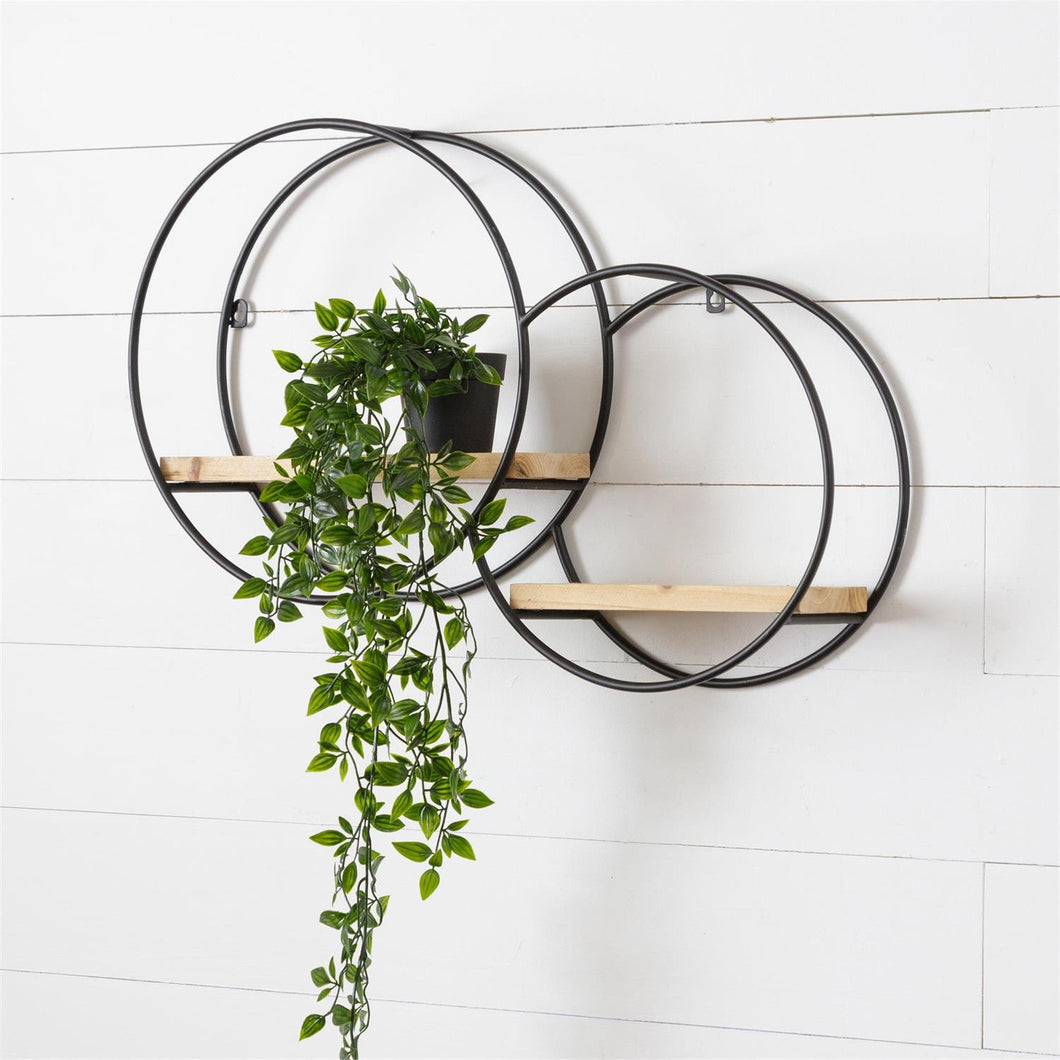 Two Circles Wall Shelf