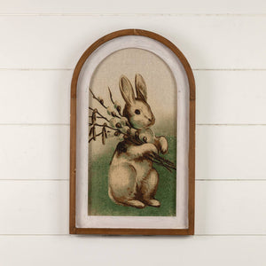 Bunny w/ Bundle Arched Print