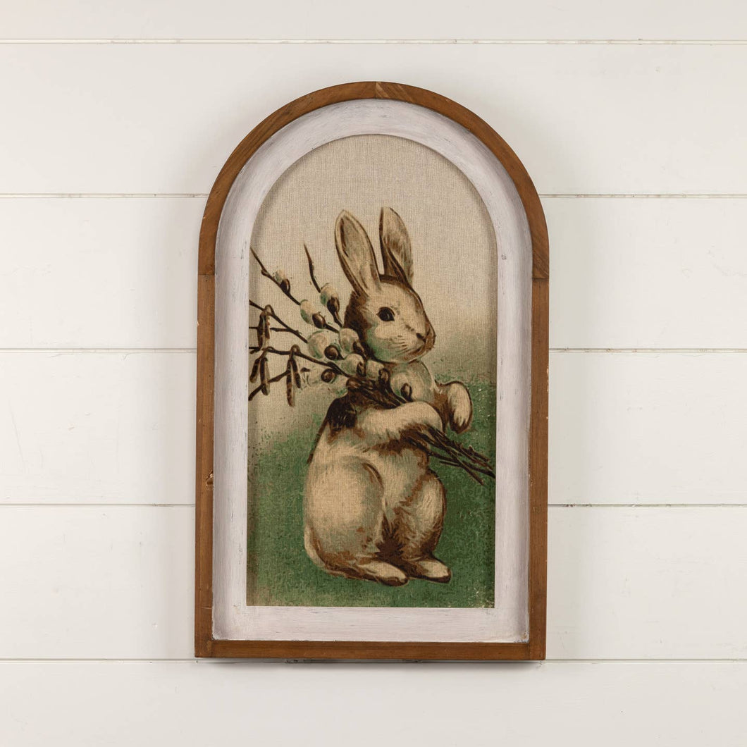 Bunny w/ Bundle Arched Print