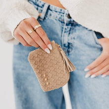 Load image into Gallery viewer, Suede Paris Card Wallet
