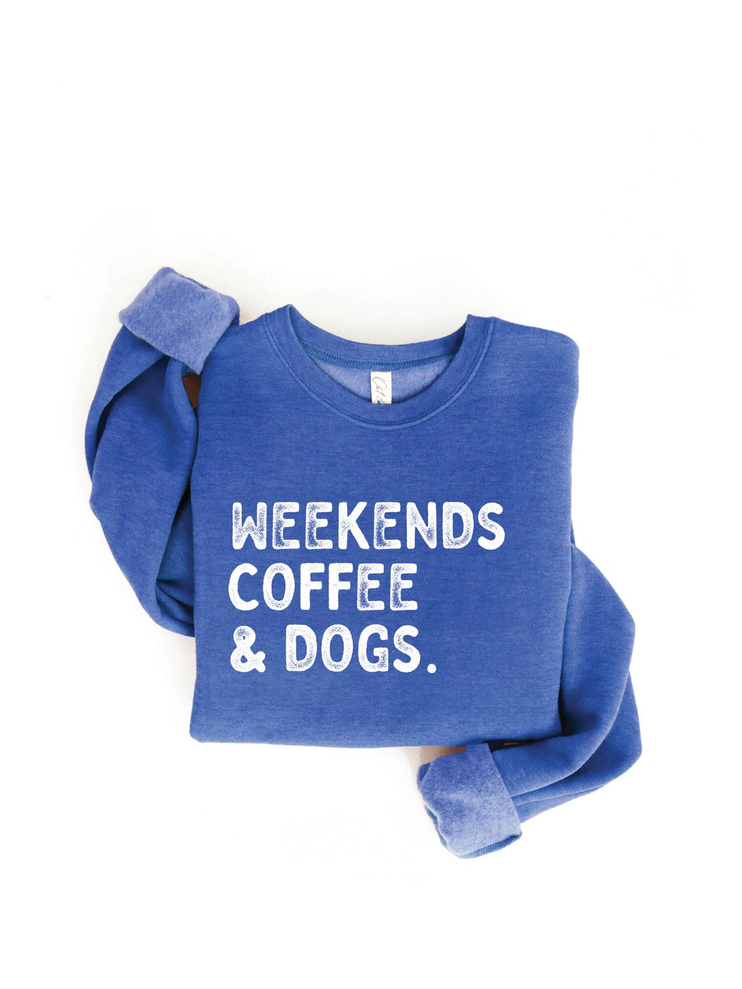 Weekends Coffee and Dogs Crewneck