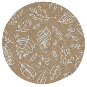 Leaf Round Placemat