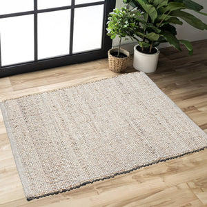 Natural Jute Chindi Rug