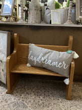 Load image into Gallery viewer, Child's Oak Deacon Bench
