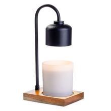 Load image into Gallery viewer, Wood Arched Candle Warmer Lamp
