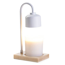 Load image into Gallery viewer, Wood Arched Candle Warmer Lamp
