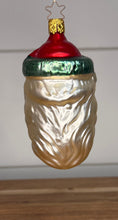 Load image into Gallery viewer, Santa Head Glass Ornament
