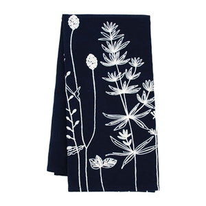 Indigo and Wildflowers Towel