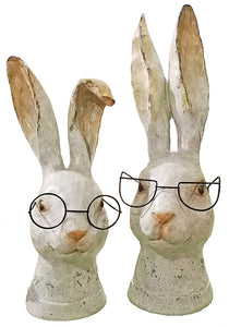 Bunny Head w/Glasses