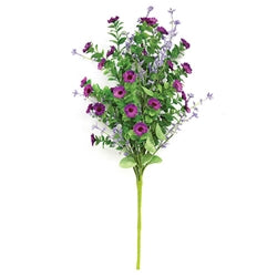 Purple Mini Daisy & Heather Pick