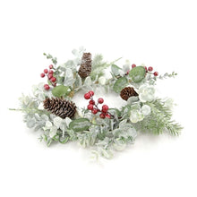 Load image into Gallery viewer, Frosted Eucalyptus and Berry Wreath
