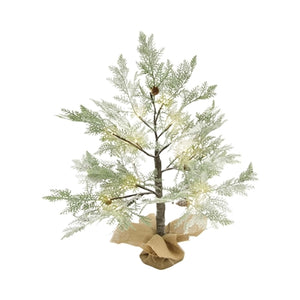 Flocked Cedar Tree