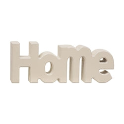 Wooden "Home" Block Sign