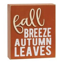 Load image into Gallery viewer, Autumn Leaves Sign
