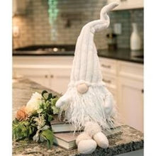 Load image into Gallery viewer, Dangle Leg Plush Gnome w/Ribbed Hat
