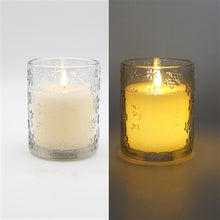 Load image into Gallery viewer, Snowflake Glass Jar Candle
