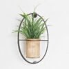 Hanging Wood Wall Planter