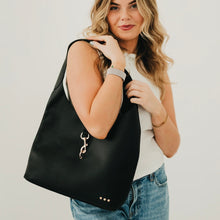Load image into Gallery viewer, Haddie Hobo Vegan Leather Tote
