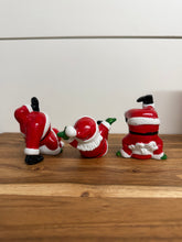 Load image into Gallery viewer, Tumbling Santas Set of 3
