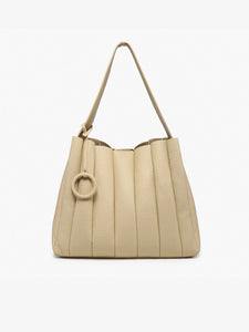 Josie Pleated Satchel w/ Ring Tassel