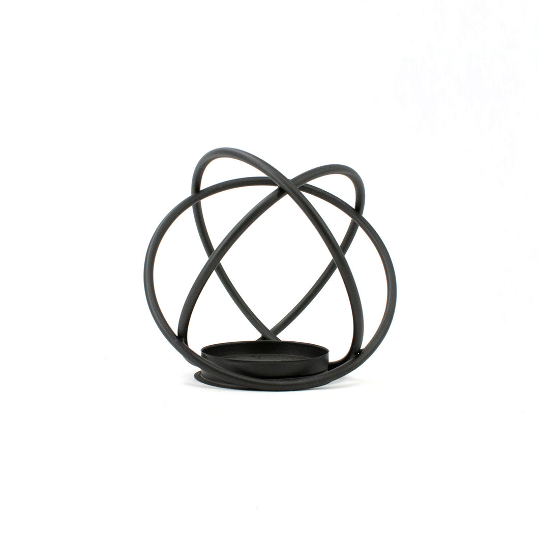 Spherical Iron Candle Holder
