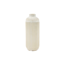 Load image into Gallery viewer, White Line Engraved Ceramic Vase
