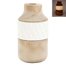 Load image into Gallery viewer, Natural &amp; White Three Layer Lighted Vase
