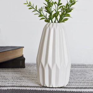 Ceramic Matte White Vase